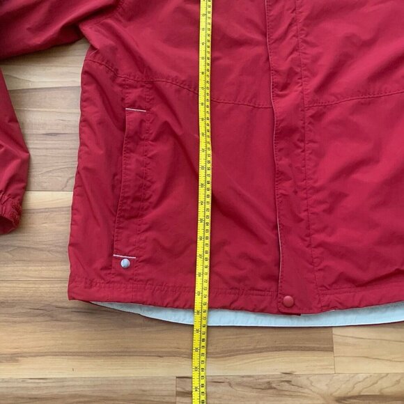 L.L. Bean Jacket Windbreaker Packable Hood Lightweight XL Tall Red - Picture 4 of 16